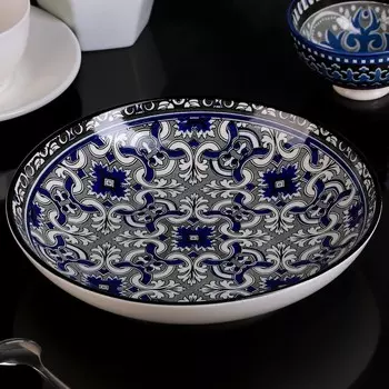 Тарелка Дайра цвет: синий (21х21х4 см)