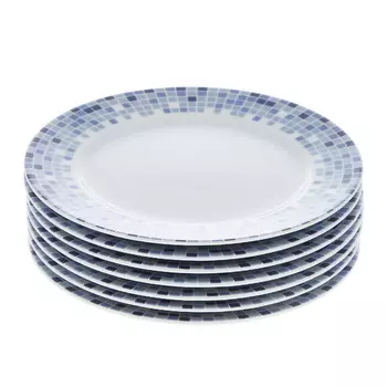 Тарелка десертная Мозаика (17 см - 6 шт)