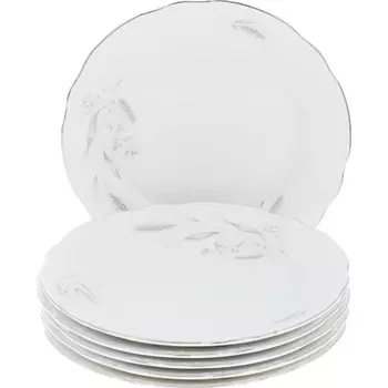 Тарелка десертная Серебряные колосья (17 см - 6 шт)