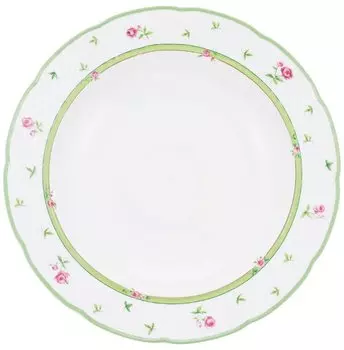 Тарелка глубокая Роза (23 см - 6 шт)