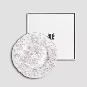 Тарелка Мартинелли натур цвет: розовый (22 см)