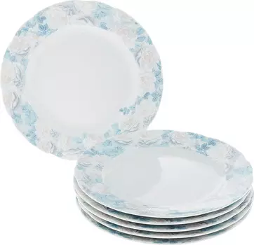 Тарелка мелкая Роза (25 см - 6 шт)