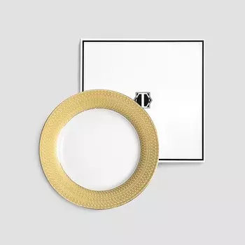 Тарелка Монтене цвет: золотой (21 см)