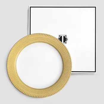 Тарелка Монтене цвет: золотой (27 см)