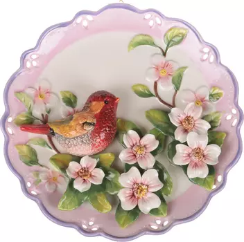 Тарелка настенная Птица (5х20 см)