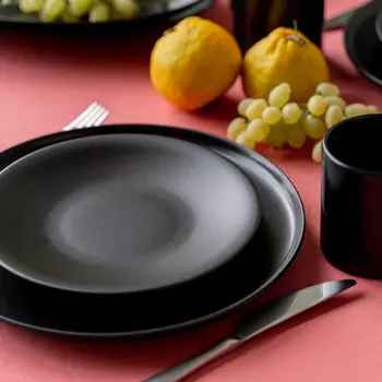 Тарелка Неро цвет: черный (20 см)