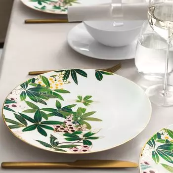 Тарелка обеденная Белиз цвет: зеленый (28 см)