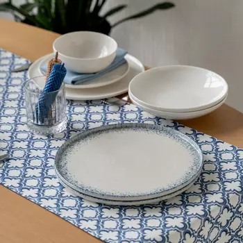 Тарелка Пунто цвет: голубой (28 см)