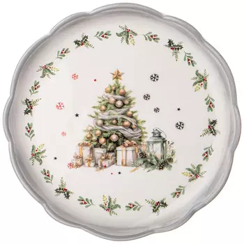 Тарелка С Новым годом! (20х2 см)