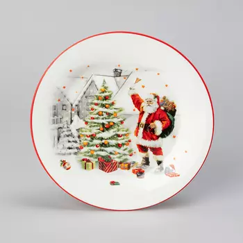 Тарелка С Новым годом! (20х2 см)