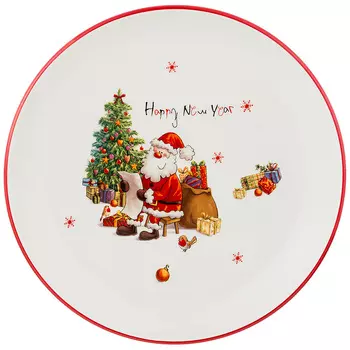 Тарелка С Новым Годом! (21х21х3 см)