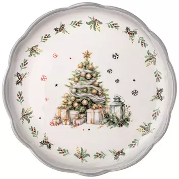 Тарелка С Новым годом! (25х3 см)