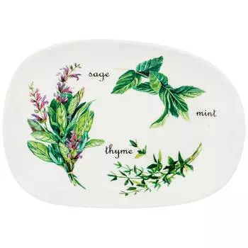 Тарелка Секретные ингредиенты (16х12х3 см)