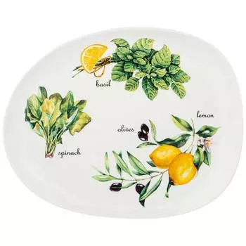 Тарелка Секретные ингредиенты (28х23х3 см)