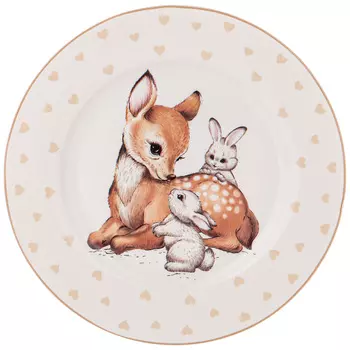 Тарелка Веселые друзья (19 см)