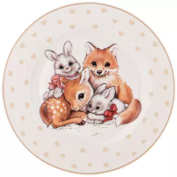 Тарелка Веселые друзья (19 см)