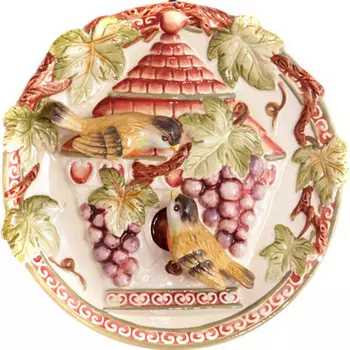 Тарелка Виноград (20 см)