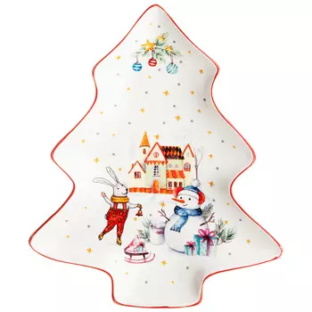 Тарелка Winter story (29х24 см)