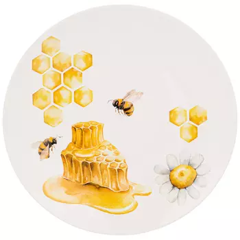 Тарелка закусочная Honey bee (21 см)