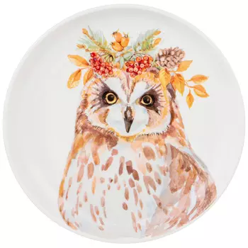 Тарелка закусочная Сова (19 см)