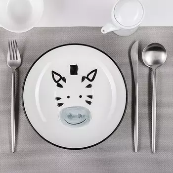 Тарелка Зебра (20х20х4 см)