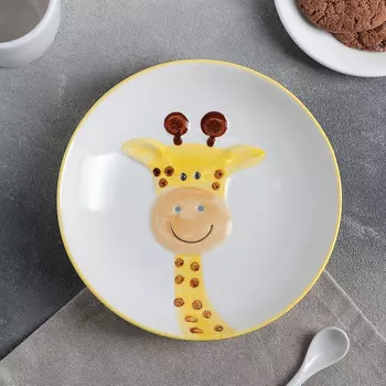 Тарелка Жирафик (22х20х4 см)