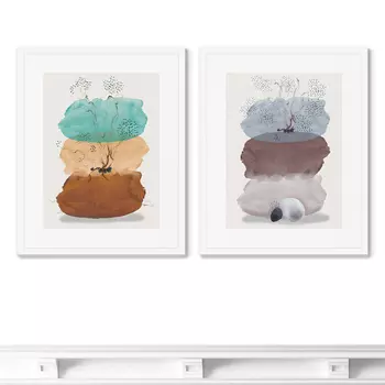 The birth of Life, Composition No1 (42х52 см - 2 шт)