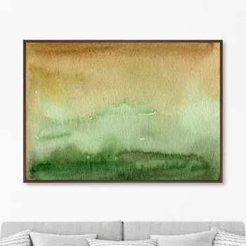 The green valley and the hills beyond (75х105 см)