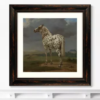 The Piebald Horse, 1654г. (61х61 см)