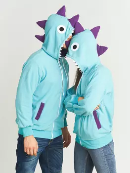 Толстовка Динозар Цвет: Синий (46-48)