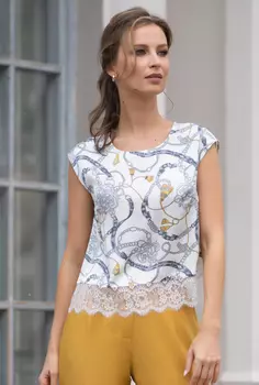 Топ Carrie Цвет: Молочный (42)