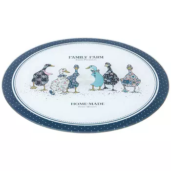 Тортовница Гуси (32х3 см)