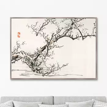 Tree against the backdrop of water, 1883г. (75х105 см)