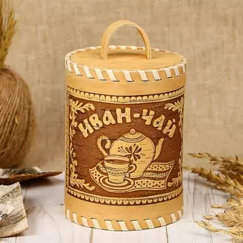 Туес Иван-чай (9х9х14 см)