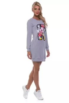 Туника Always Mini Цвет: Серый Меланж (44)