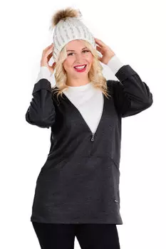 Туника Bekki Цвет: Антрацит, Белый (46)