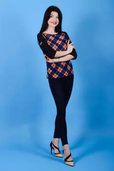 Туника Jehonathan Цвет: Чёрный, Коричневый (46)