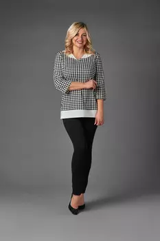 Туника Phyliss Цвет: Черно-Белый (56)
