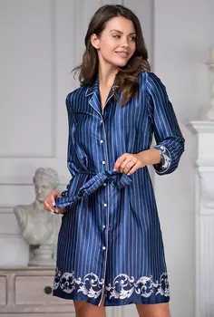 Туника-рубашка Flamingo Цвет: Синий (42)