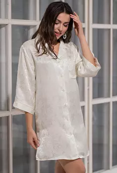 Туника-рубашка Mine Цвет: Молочный (48-50)