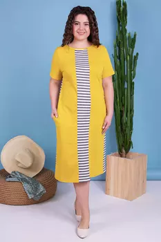 Туника Тропики Цвет: Горчичный (46)