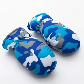 Варежки детские Хаки цвет: синий (15-16)