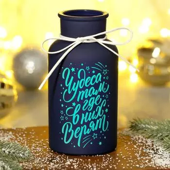 Ваза Чудеса там, где в них верят (16х8х8 см)