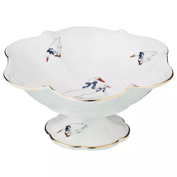 Ваза для конфет Гуси (8х17х17 см)