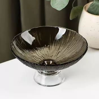 Ваза Фейерверк цвет: серый (350 мл)