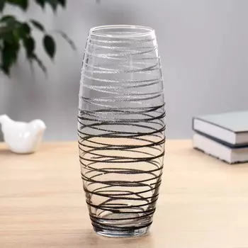Ваза Круиз серебро (1800 мл)