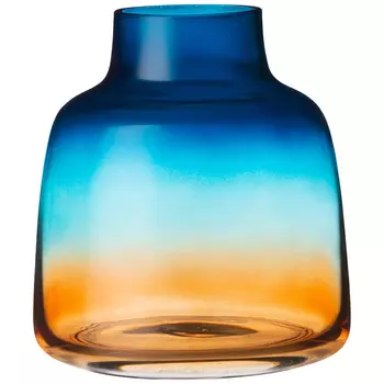 Ваза Leona blue amber (15 см)