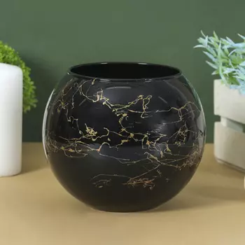 Ваза Паутинка цвет: в ассортименте (16х16х13 см, 1700 мл)