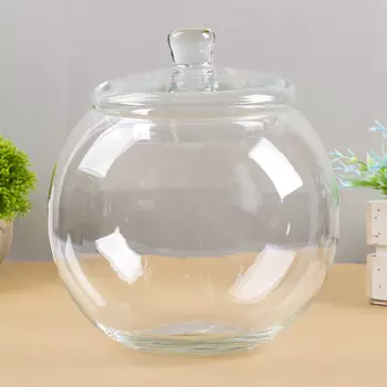 Ваза Шаровая с крышкой (20х20х23 см, 5000 мл)
