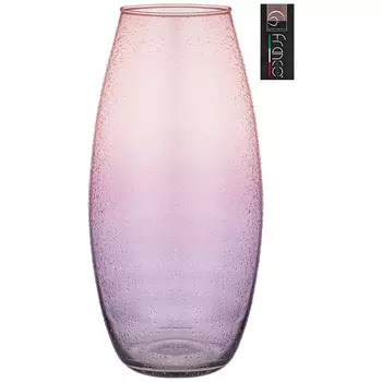 Ваза Violet pink drops (37 см)